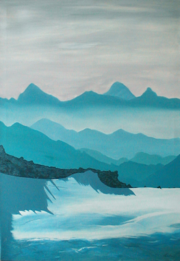 Titel: Les ombres de Zermatt, Kunstenaar: Smith , Elisabeth
